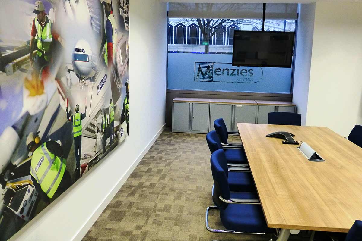 Menzies Aviation offices - interior design by Tenet Design